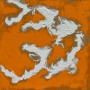L'entusiasmo 2003 - cm 130x130 - acrilico su tela e materiali misti